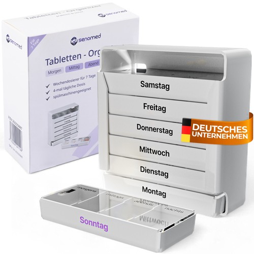 Tablettenbox tage fächer - tage, 4